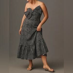Hutch Bow Tie Checkered Dress